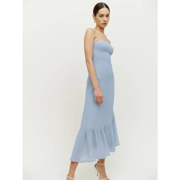 LAST ONE!! Reformation Arta Dress in Mineral - Picture 4 of 11